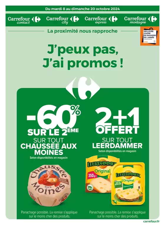 J'PEUX PAS, J'AI PROMOS DU 8 AU 20 OCTOBRE 2024