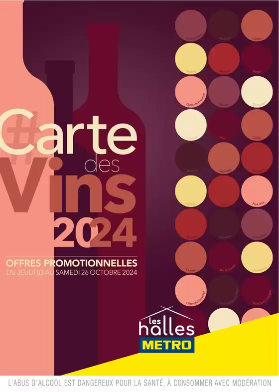 Metro Carte des vins 2024