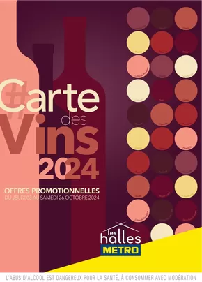 Catalogue Metro à Nice | Metro Carte des vins 2024 | 03/10/2024 - 26/10/2024