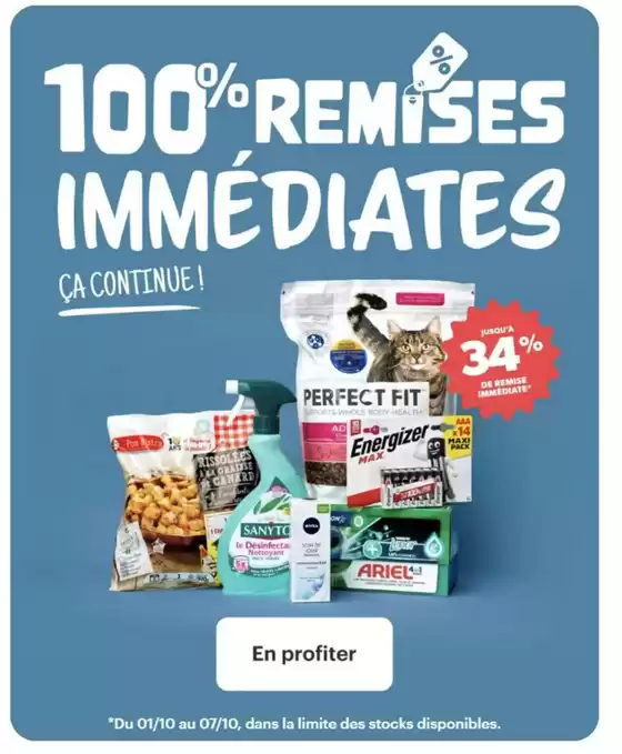 Le plein de promos