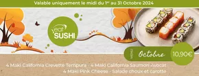 Promos de Restaurants à Lyon | Menu Octobre sur Eat Sushi | 03/10/2024 - 31/10/2024