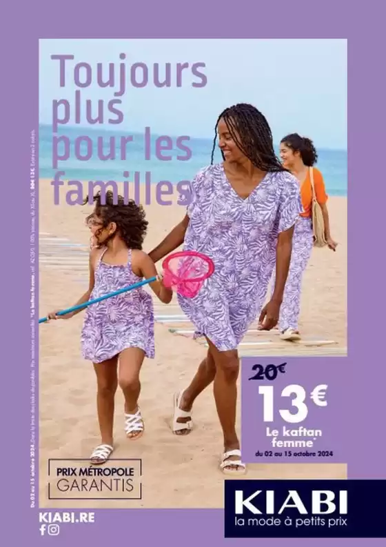 Prix métropole garantis