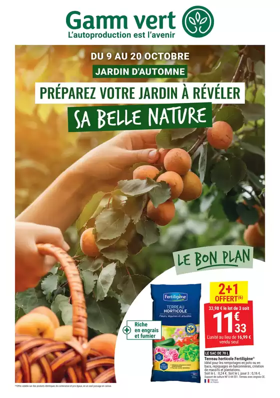 Catalogue Gamm vert à Ribérac | Préparez votre jardin à révéler sa belle nature | 07/10/2024 - 20/10/2024