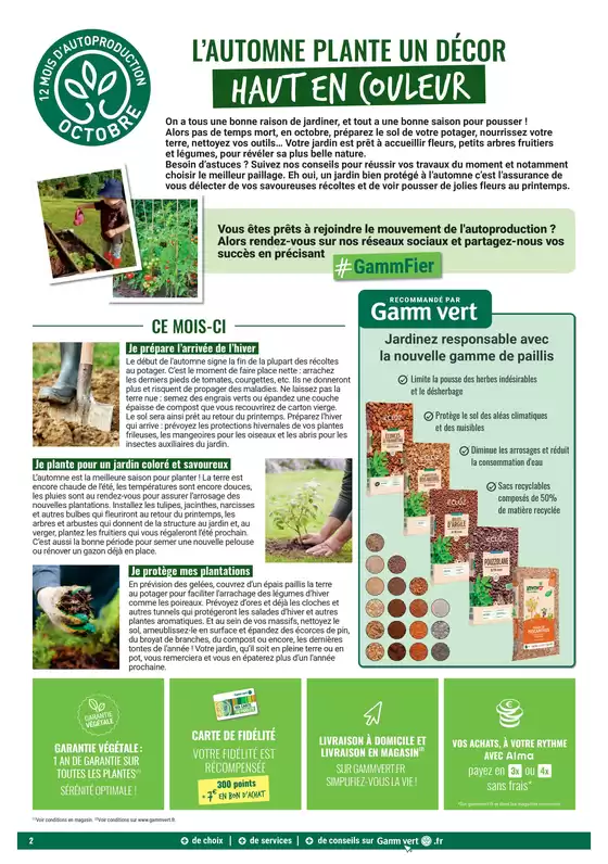 Catalogue Gamm vert à Ribérac | Préparez votre jardin à révéler sa belle nature | 07/10/2024 - 20/10/2024