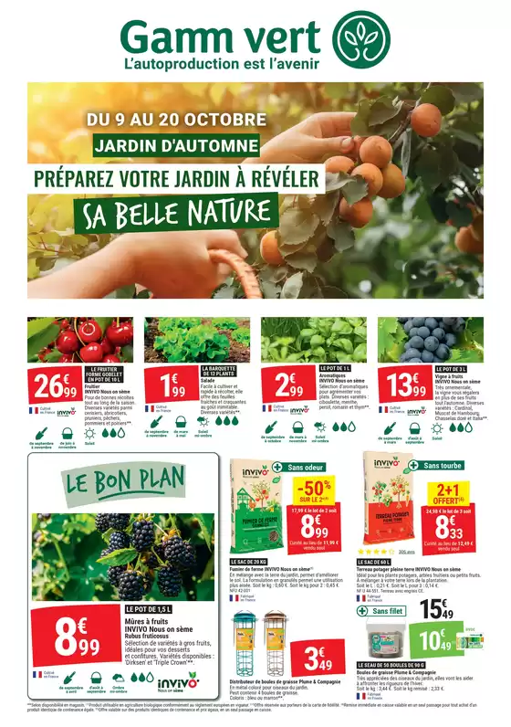 Catalogue Gamm vert à Baralle | Préparez votre jardin à révéler sa belle nature | 07/10/2024 - 20/10/2024