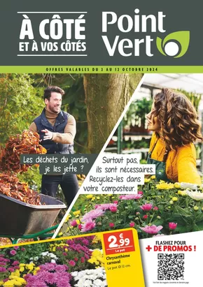 Promos de Jardineries et Animaleries à Baralle | Les déchets du jardin, je les jette ? sur Point Vert | 07/10/2024 - 12/10/2024