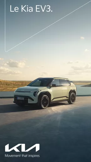 Promos de Auto et Moto à Rennes | KIA Nouveau EV3 100% électrique - Brochure sur KIA | 08/10/2024 - 29/09/2025