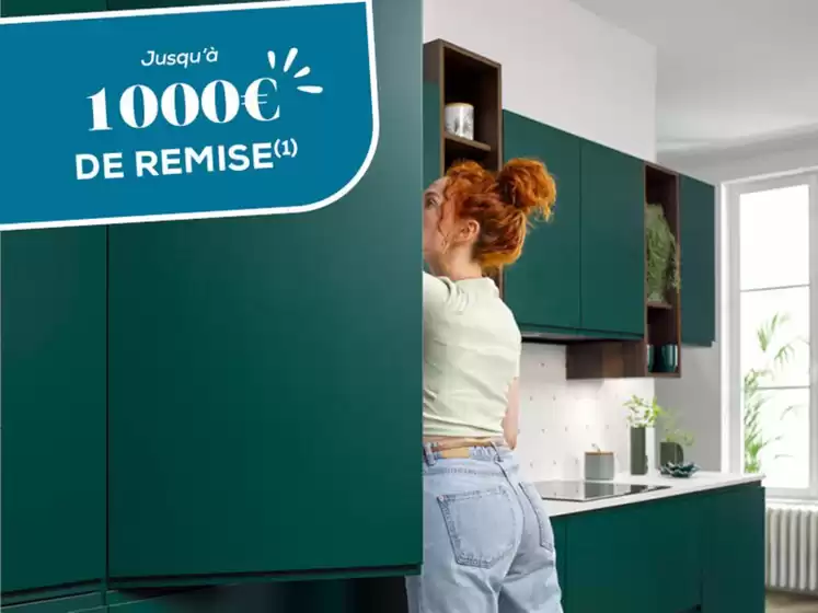 Jusqu'à 1000€ de remise