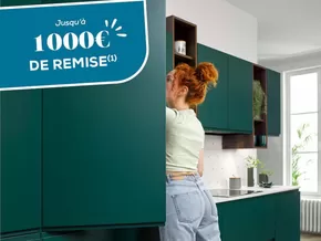 Promos de Meubles et Décoration à Menneval | Jusqu'à 1000€ de remise sur Cuisinella | 08/10/2024 - 31/10/2024