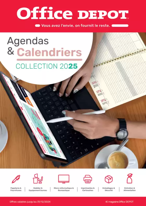 Catalogue agendas de bureau 2024-2025