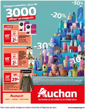 Catalogue Auchan Hypermarché à Trémonzey | Faites le plein de promos dans votre magasin  | 15/10/2024 - 21/10/2024