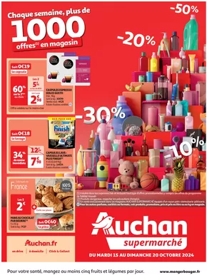 Catalogue Auchan Supermarché à Le Torp-Mesnil | Faites le plein de promos dans votre super  | 15/10/2024 - 20/10/2024