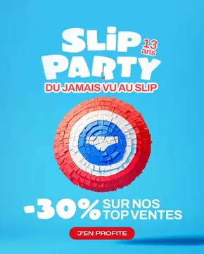 Catalogue Le Slip Français | Slip Party Sous-Vêtements | 09/10/2024 - 31/10/2024