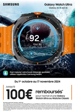 Promos de Multimédia et Electroménager à Mérignac (Gironde) | Jusqu'à 100€ remboursés avec Samsung sur LDLC | 09/10/2024 - 17/11/2024