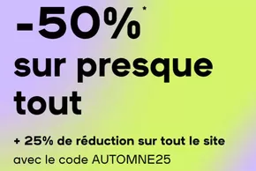 Promos de Mode à Martigues | -50% sur presque tout sur Claire's | 09/10/2024 - 31/10/2024