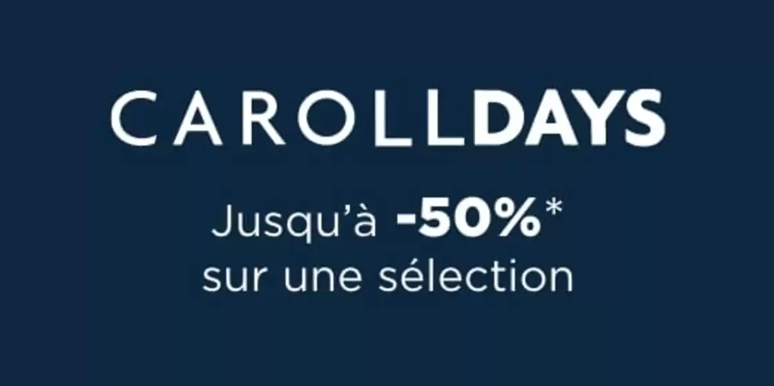 Carolldays Jusqu'à -50%