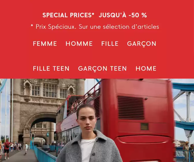 SPECIAL PRICES JUSQU'À -50 %