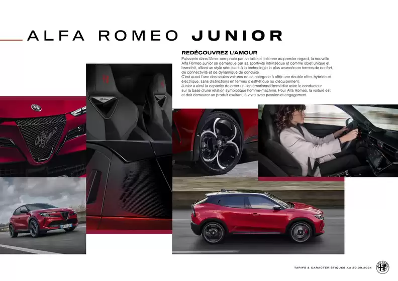 Catalogue Alfa Romeo à Aytré | Catalogue Alfa Romeo JUNIOR | 10/10/2024 - 10/10/2025