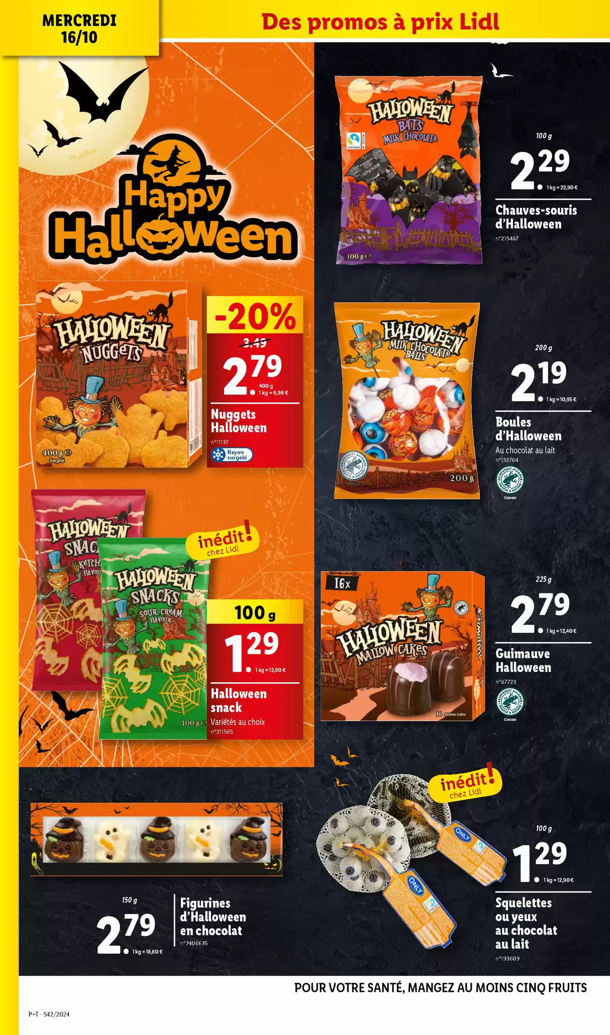 Catalogue Préparez-vous pour Halloween : Costumes, décorations et accessoires à prix mini, page 00026