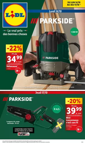 Catalogue Lidl à Pierrefitte-sur-Aire | Bénéficiez de réductions sur nos articles mode, bricolage ou loisir cette semaine chez Lidl | 14/10/2024 - 17/10/2024