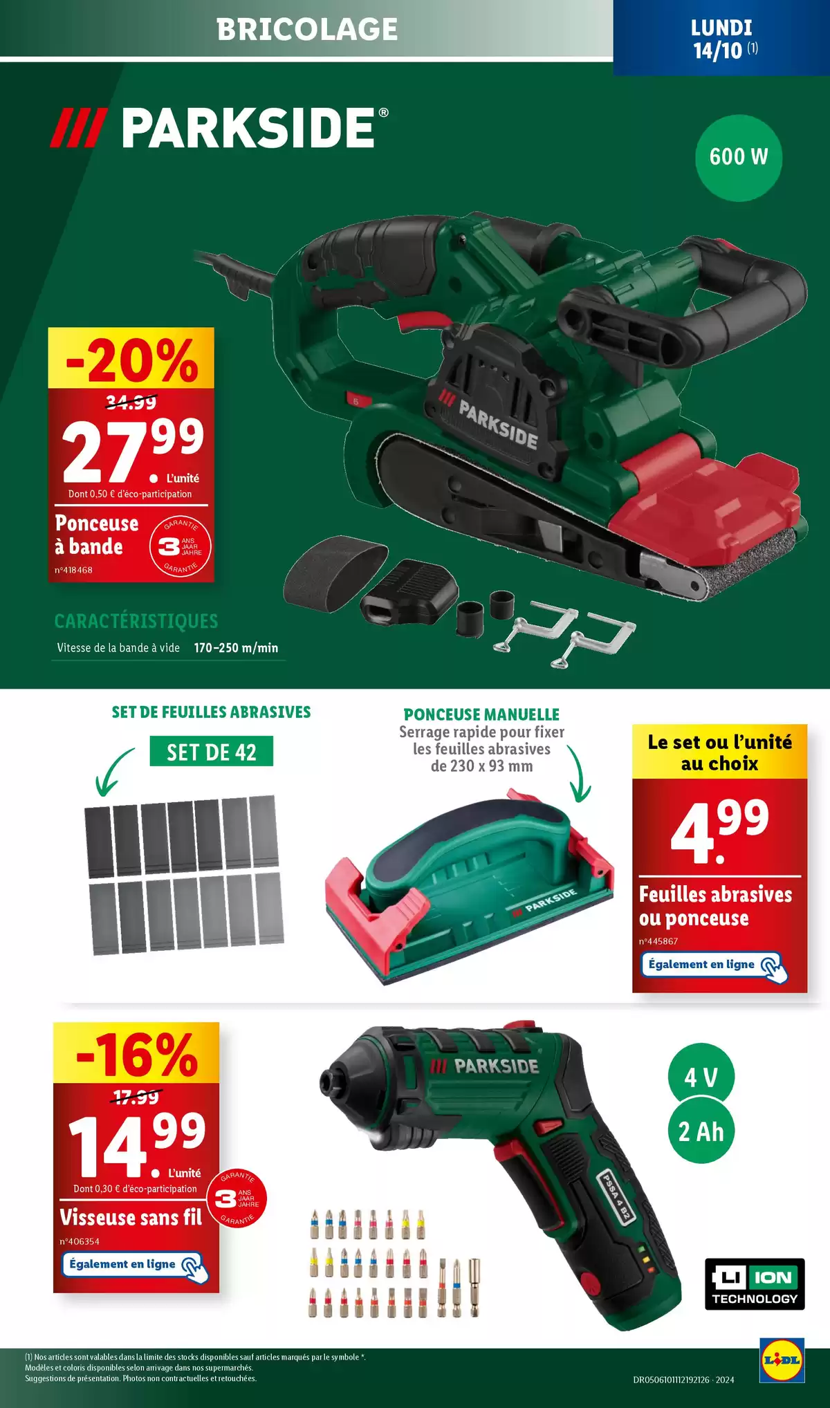 Catalogue Bénéficiez de réductions sur nos articles mode, bricolage ou loisir cette semaine chez Lidl, page 00003