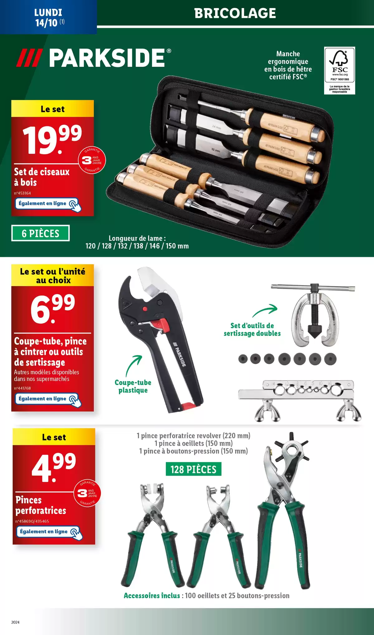 Catalogue Bénéficiez de réductions sur nos articles mode, bricolage ou loisir cette semaine chez Lidl, page 00006