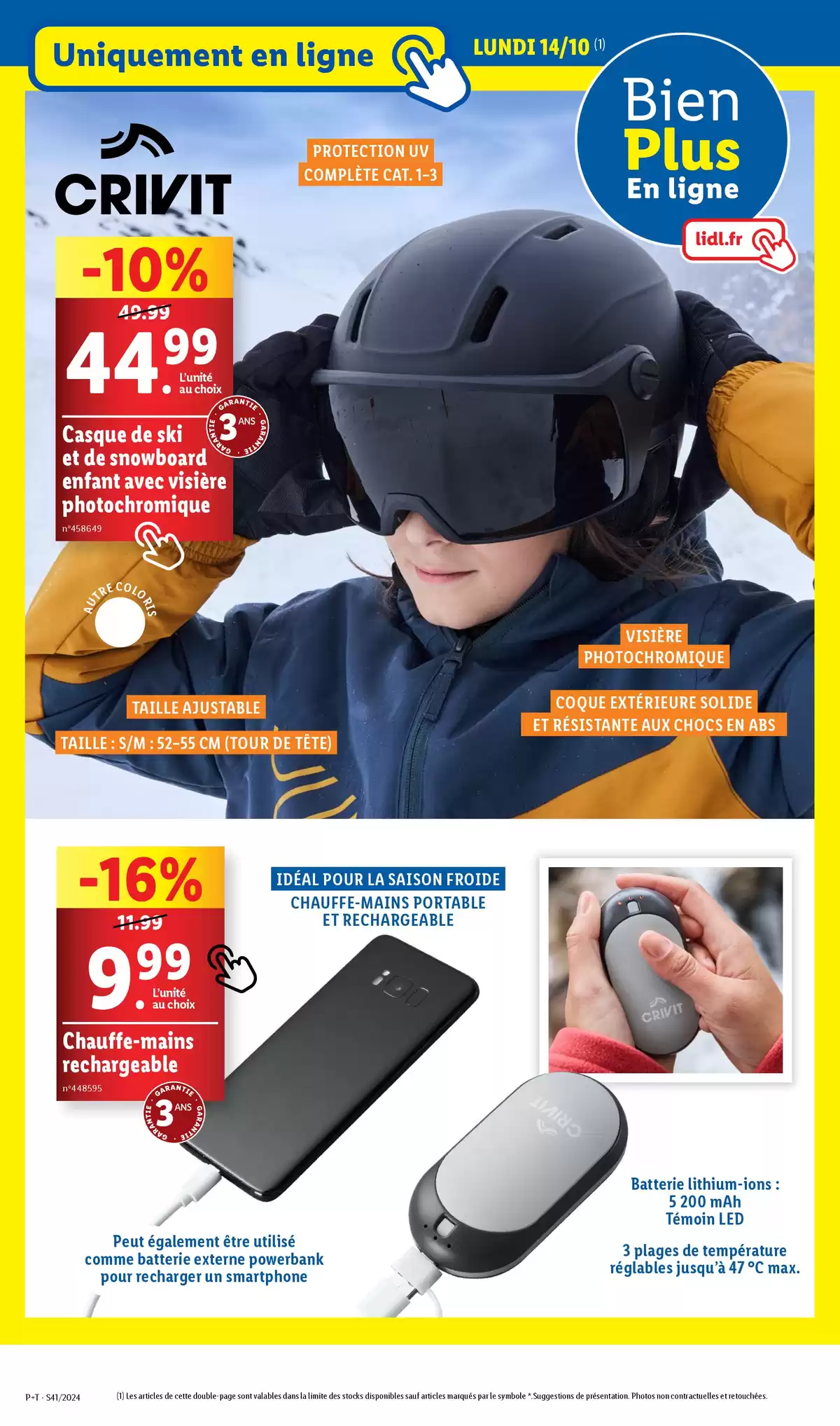 Catalogue Bénéficiez de réductions sur nos articles mode, bricolage ou loisir cette semaine chez Lidl, page 00016