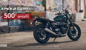 Promos de Auto et Moto à Cabriès | Profitez de 500€ d'avantage client ! sur Triumph | 11/10/2024 - 30/12/2024