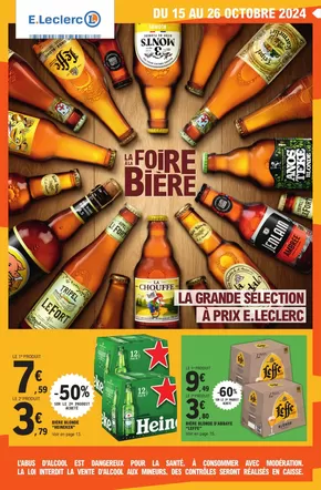 Catalogue E.Leclerc à Lyon | FOIRE A LA BIERE - MIXTE | 15/10/2024 - 26/10/2024