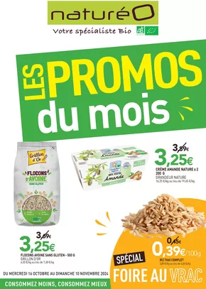 Catalogue NaturéO à Lille | LES PROMOS DU MOIS | 16/10/2024 - 10/11/2024