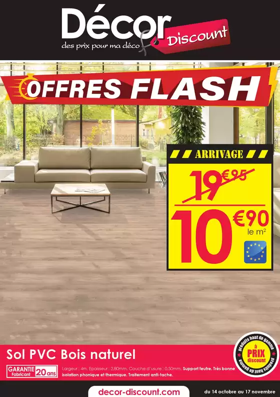 Catalogue Décor Discount à Montélimar | OFFRES FLASH | 14/10/2024 - 17/11/2024