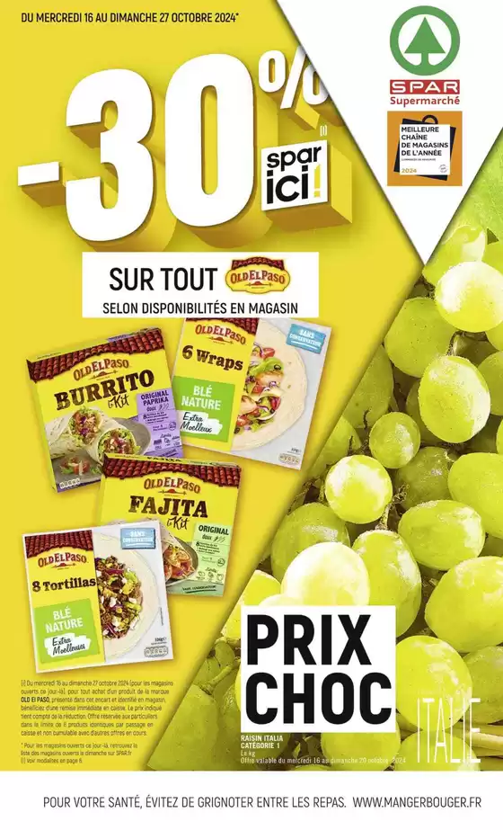 Prix choc