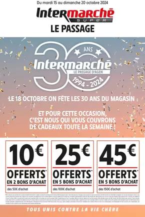 Catalogue Intermarché | PROS LOCAL - PDV 11253 - LE PASSAGE | 15/10/2024 - 20/10/2024