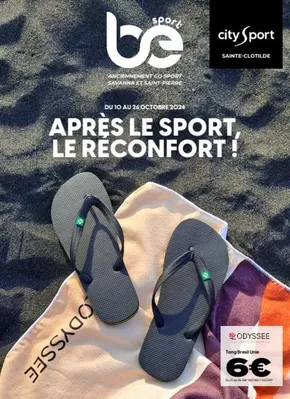 Promos de Sport à Nice | Après les port, le réconfort ! sur City Sport | 14/10/2024 - 26/10/2024