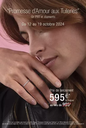 Promos de Bijouteries à Mouguerre | Promesse d'Amour aux Tuileries sur Mauboussin | 14/10/2024 - 19/10/2024