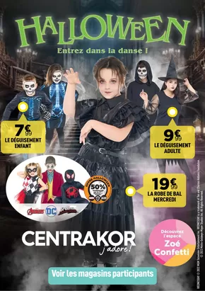 Catalogue Centrakor à Toulouse | HALLOWEEN CITROUILLES & DÉGUISEMENTS | 15/10/2024 - 27/10/2024