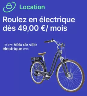 Promos de Sport à Lille | Nos vélos adulte en location sur Decathlon | 15/10/2024 - 31/10/2024