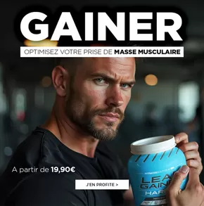 Promos de Sport à Lyon | Le Gainer est le produit idéal au regard de sa composition sur Fitness Boutique | 15/10/2024 - 31/10/2024