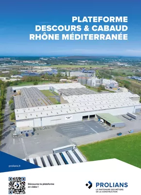 Catalogue Prolians à Boulazac | Plateforme Descours & Cabaud Rhône Méditerranée | Édition 2024 | 16/10/2024 - 31/12/2024