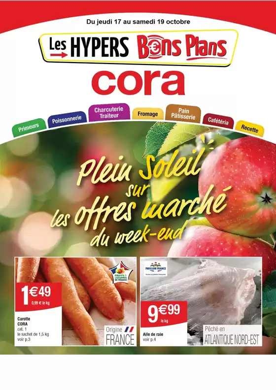 Catalogue Cora à Cormontreuil (Marne) | Les offres marché du week-end | 17/10/2024 - 19/10/2024