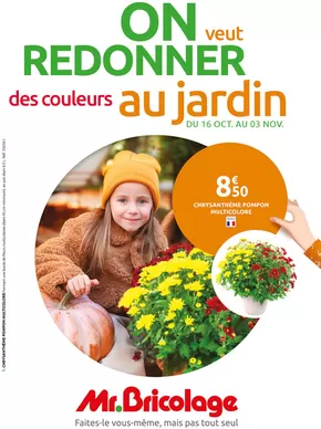 Catalogue Mr Bricolage à Denain | On veut redonner des couleurs au jardin | 16/10/2024 - 03/11/2024