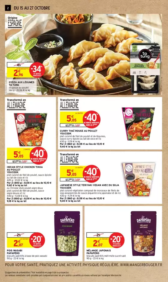 Catalogue Intermarché | S42/43 - R3 - SAVEURS D'ASIE | 16/10/2024 - 27/10/2024