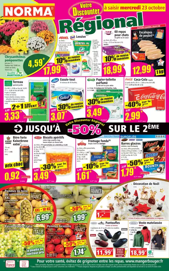 Catalogue Norma | JUSQUÀ -50% SUR LA 2ÈME | 23/10/2024 - 29/10/2024