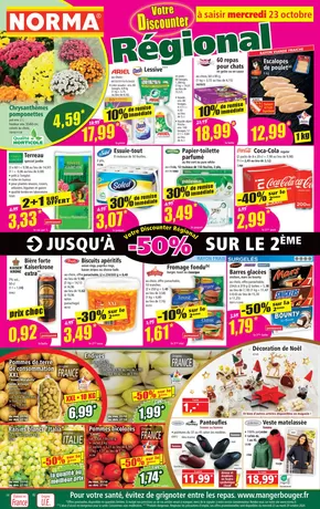 Promos de Discount Alimentaire à Thionville | JUSQUÀ -50% SUR LA 2ÈME sur Norma | 23/10/2024 - 29/10/2024