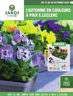 Promos de Jardineries et Animaleries à Bellaing | L;automne en couleurs à prix e.leclerc sur E.Leclerc Jardi | 16/10/2024 - 26/10/2024