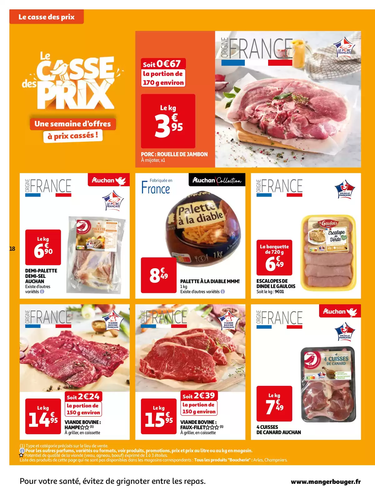 Catalogue Une semaine d'offres à prix cassés , page 00018