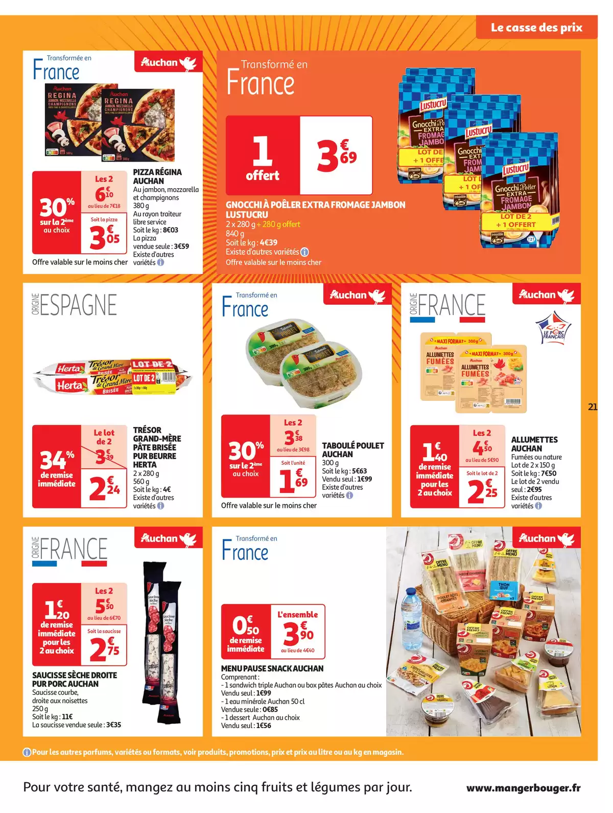 Catalogue Une semaine d'offres à prix cassés , page 00021