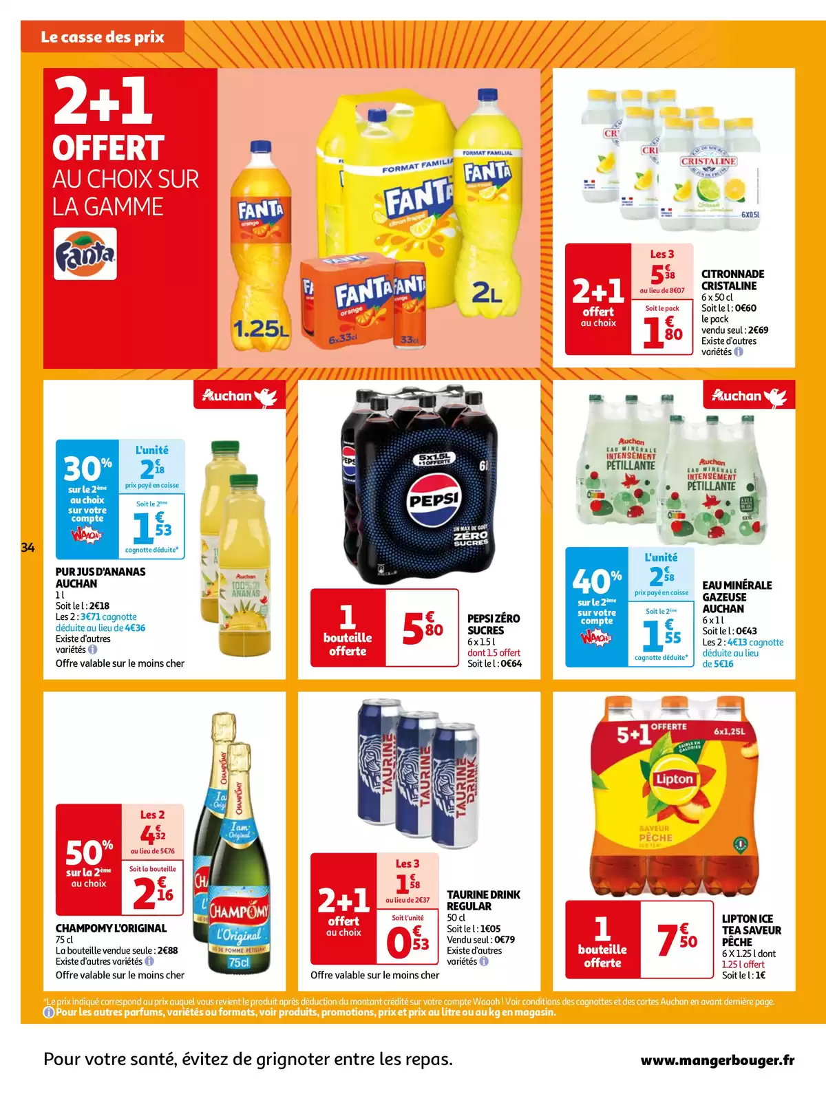 Catalogue Une semaine d'offres à prix cassés , page 00034