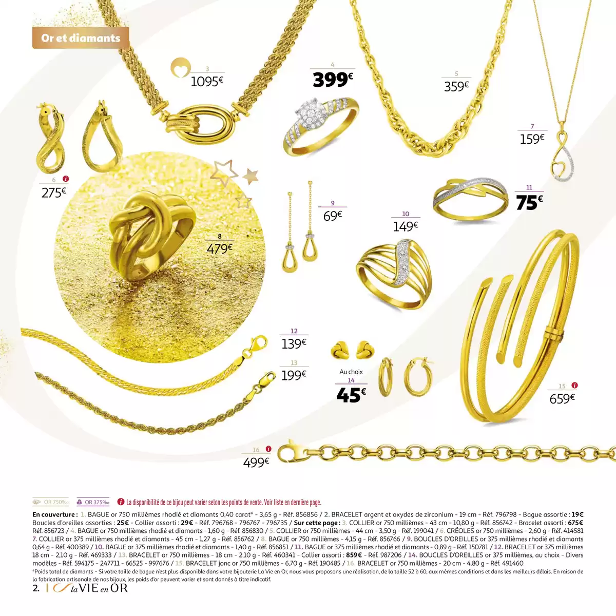 Catalogue La VIE en OR : collection cadeaux bijoux, page 00002