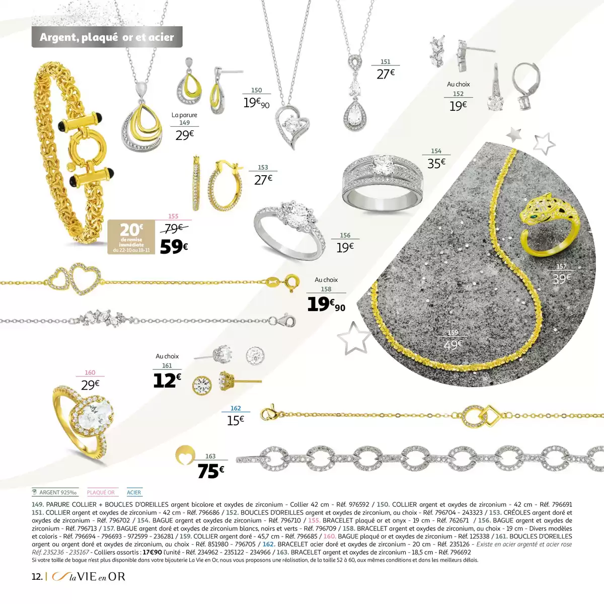 Catalogue La VIE en OR : collection cadeaux bijoux, page 00012